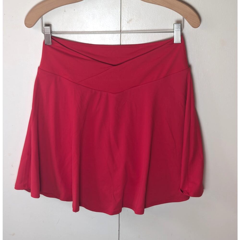 Fabletics Red Skort Medium